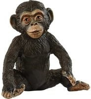Schleich Wild Life Schimpansen Junges Spielfigur - Bild 1