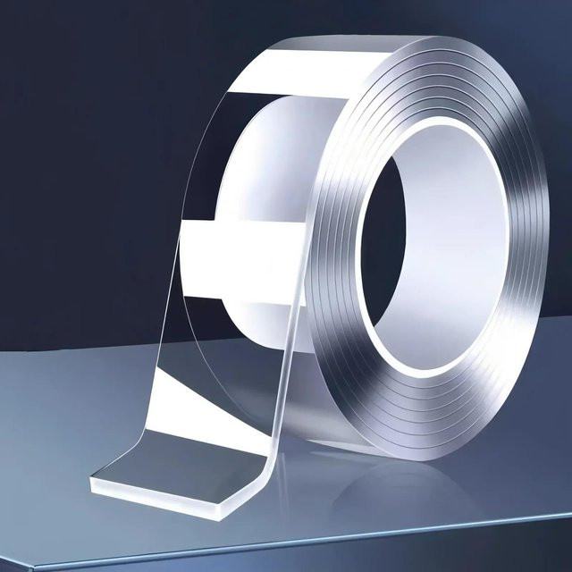 3M Nano Doppelseitiges Klebeband Transparent, Wiederverwendbares Hochviskos Gel-Haftband, Breite: 3 cm - Bild 1