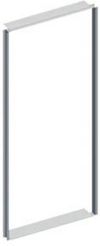 Siemens Blendrahmen in Stahl und Silber, Breite: 180,0 cm, Höhe: 75,0 cm - Bild 1