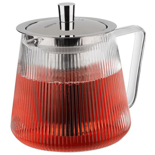 Teekanne mit Infuser transparent 800 ml - Bild 2