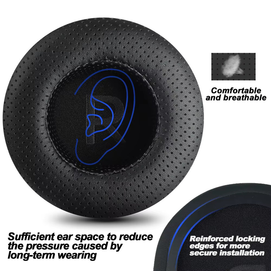 Fostex Ersatz-Ohrpolster aus Meshcloth und Memory Foam für T50RP T40RP T20RP mk3 T60RP in Schwarz - Bild 3