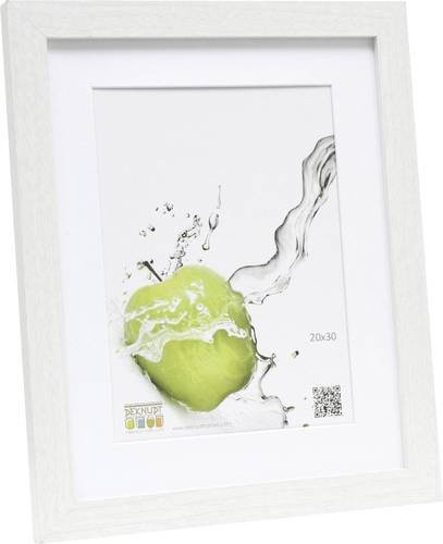 Deknudt S66KF1 P1 Bilderwechselrahmen aus Holz in Weiß mit Glas und Aufhängevorrichtung, B/H: 20 x 30 cm - Bild 1