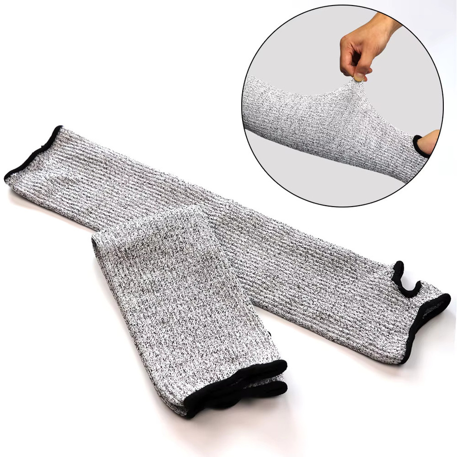COYOCO Schnittfeste Armstulpen Stufe 5 und pannensichere Schutzhandschuhe mit atmungsaktiven Armschützern für den Haushalts- und Arbeitsschutz - Bild 2