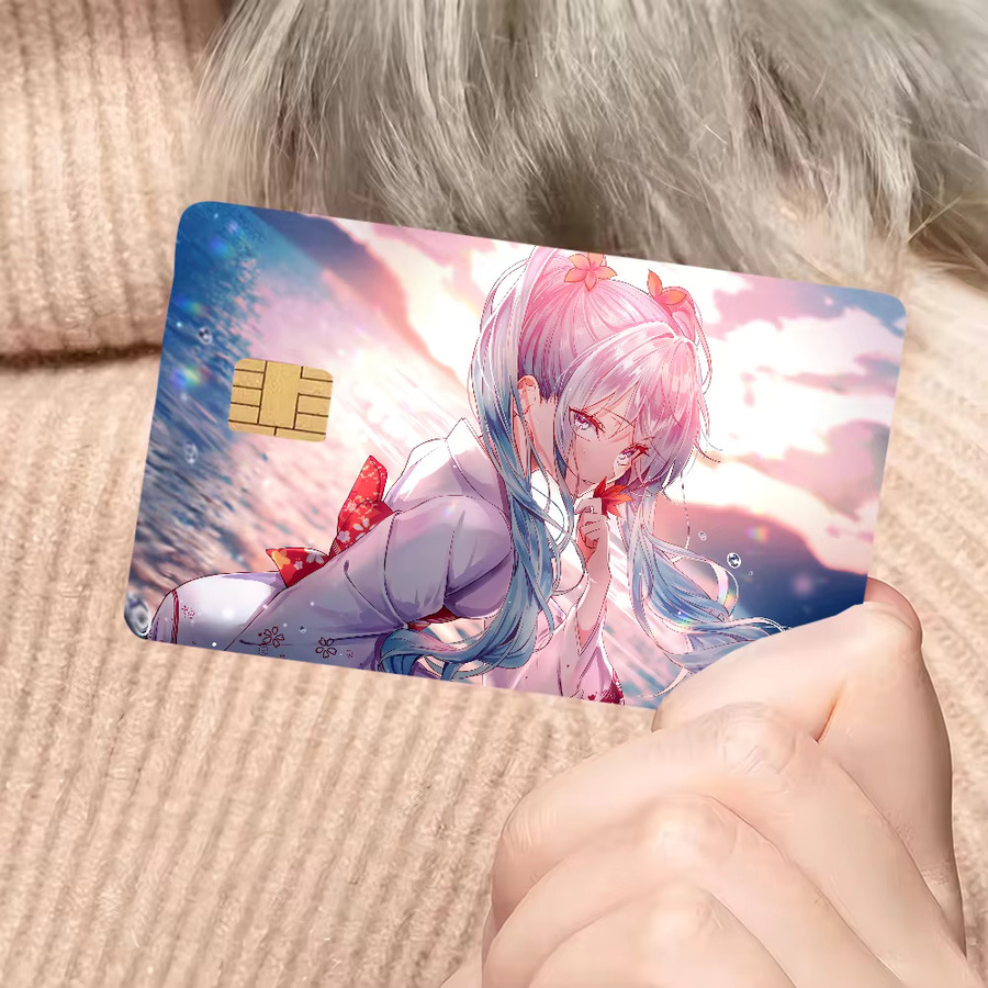 Hatsune Miku Anime Cartoon Bär Aufkleber für Kredit- und Debitkarten in Mehrfarbig - Bild 4