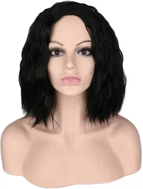 SuQ Synthetische Perücke, Afro-Locken, Schwarz, Damen - Bild 1