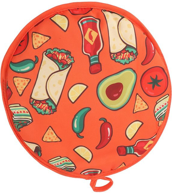 Isolierter Tortilla-Wärmbeutel von mfySpace aus Stoff, mikrowellengeeignet, 30 cm Tortilla-Aufbewahrungshalter für Mais- und Mehl-Tortillas - Bild 1