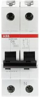 ABB S201-D6NA Leitungsschutzschalter 6A 230V 2CDS251103R0061 - Bild 1
