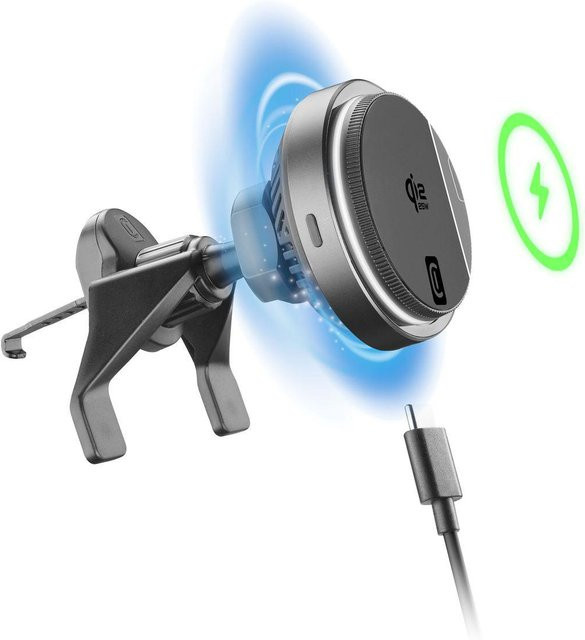 CellularLine MagSafe In-Car Holder Freeze MAG Black Auto Lade- und Halterungsset mit Saugnapf - Bild 1