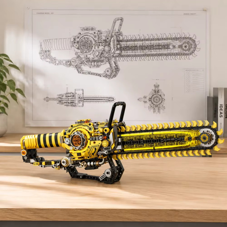 FUNXINEE Motorisierte Technische Kettensäge-Bausteine, Modellbausatz, ab 8 Jahren - Bild 2