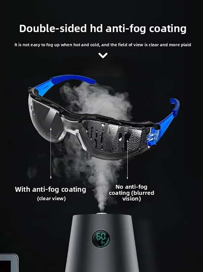 Schutzbrille mit weicher Schaumstoffdichtung in Clear für Sport, Labor und Industrie - Bild 2