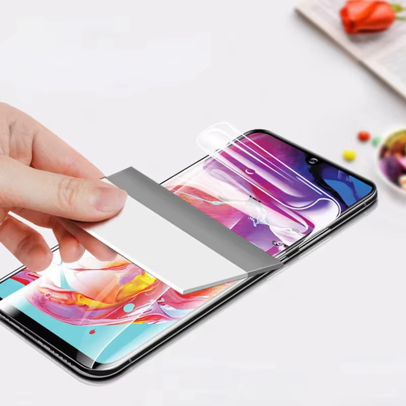 Hydrogel Display Schutzfolie für Samsung Galaxy A56 5G A72 A36 5G A51 A54 A17 A07 A52 A16 A15 A32 A26 A25 A13 A22, Vollabdeckung, Transparent - Bild 4