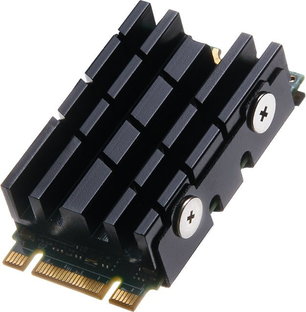 FinalCool IceSoul 01 M.2 2242-2230 NVMe SSD-Kühlkörper in Schwarz mit thermischen Silikonpads für PC und PS5 - Bild 1