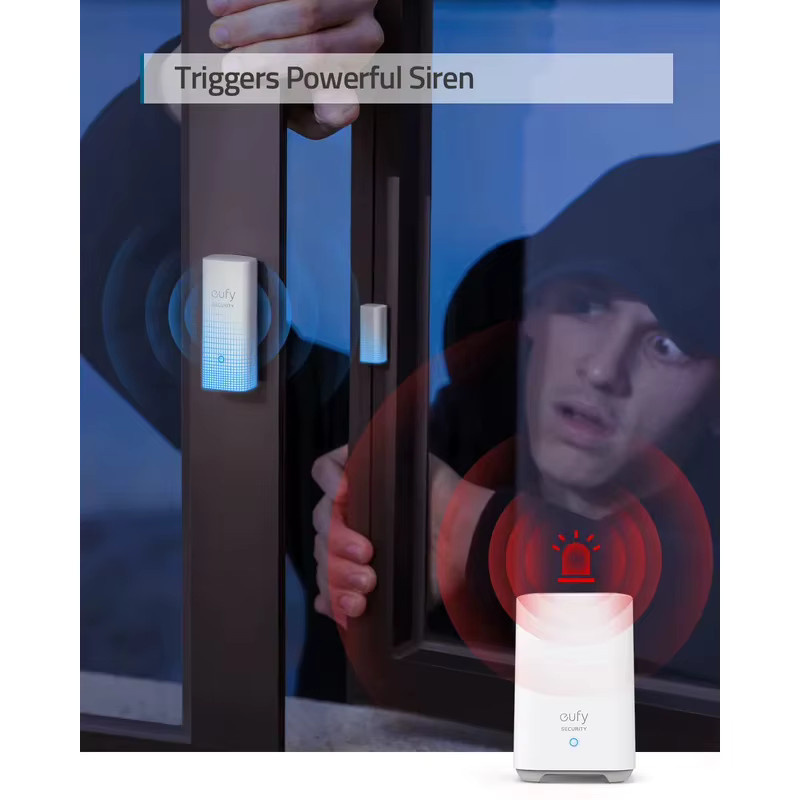 eufy Security Haustürsensor für Smart Home Fenster und Türen in Schwarz oder Weiß (erfordert HomeBase) - Bild 5