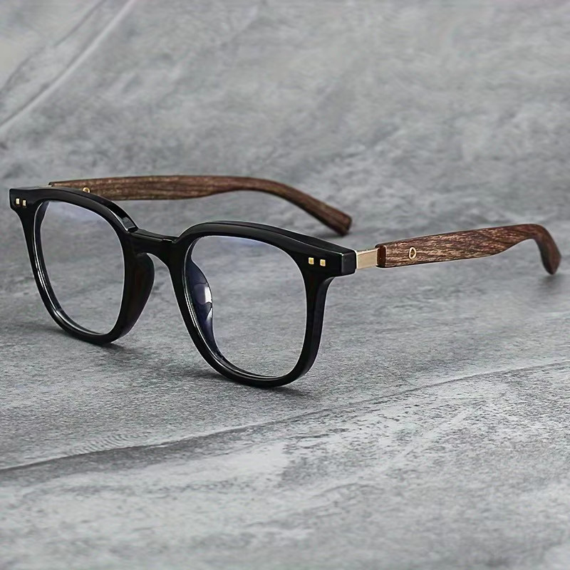 ERIKOLE Korrektionsbrille, quadratisch, Vollrand, schwarz, Blaulichtfilter - Bild 3