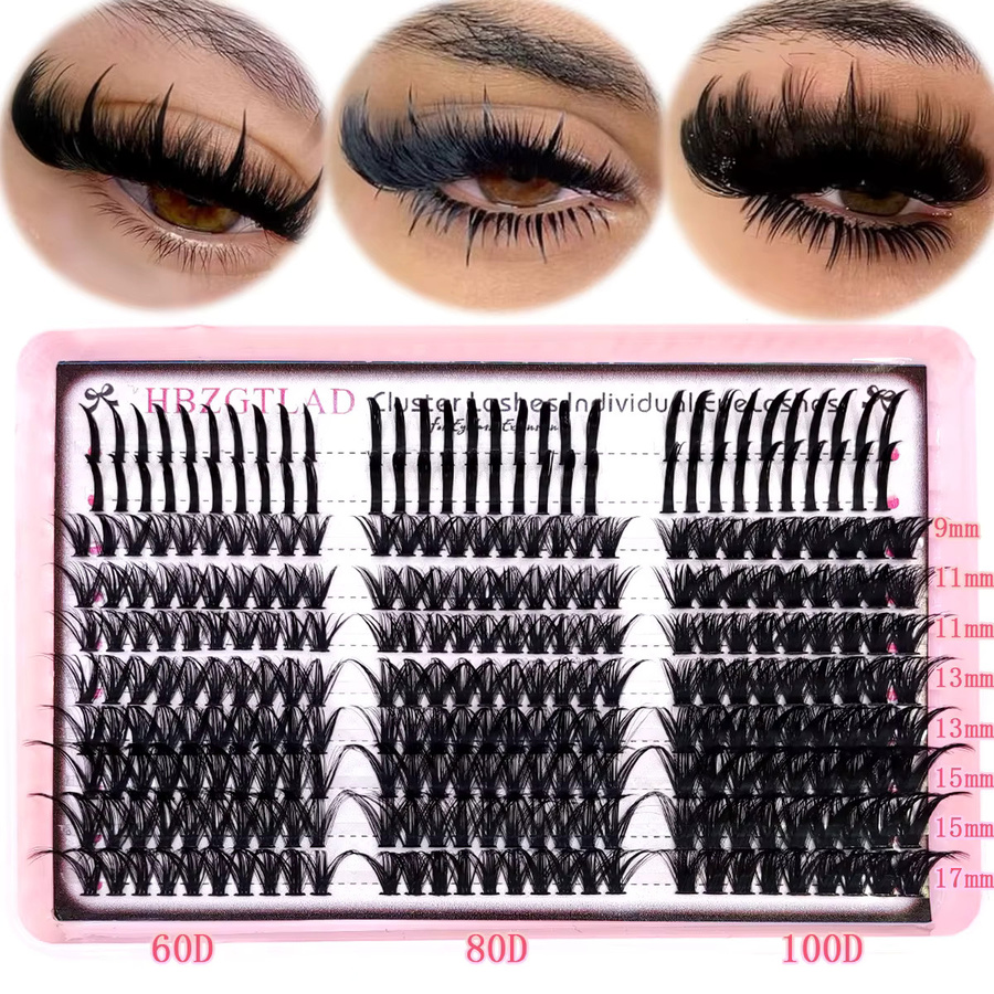 Wimperncluster Set, Black, Unisex, Natürlich - Bild 4