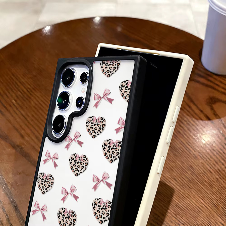 Handyhülle mit Schleifenknoten für Samsung Galaxy A56 5G A55 A54 A36 A35 A26 A25 A17 A16 A15 A14 A13 A12 A07 A06 A05s aus weichem Silikon in Matt-Optik - Bild 4