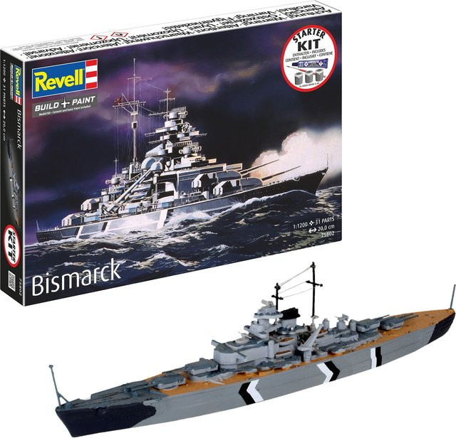 Revell Bismarck, Starter Kit, 1:1200 - Bild 2