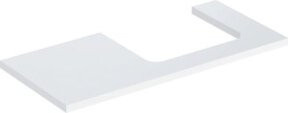 Geberit Waschtisch-Platte One in Weiß, hochglanzlackiert, B/T/H: 105 x 47 x 3 cm - Bild 1