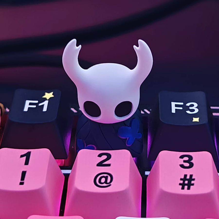 The Hollow Knight Tastenkappe für mechanische Tastaturen, transparentes Kunstharz, ESC-Taste, Anime Design - Bild 3