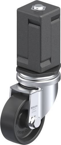 Blickle LRA-POA 50G-EV07 Lenkrolle mit Rad-Durchmesser 50 mm und einer Tragfähigkeit von 75 kg in Schwarz und Grau - Bild 1