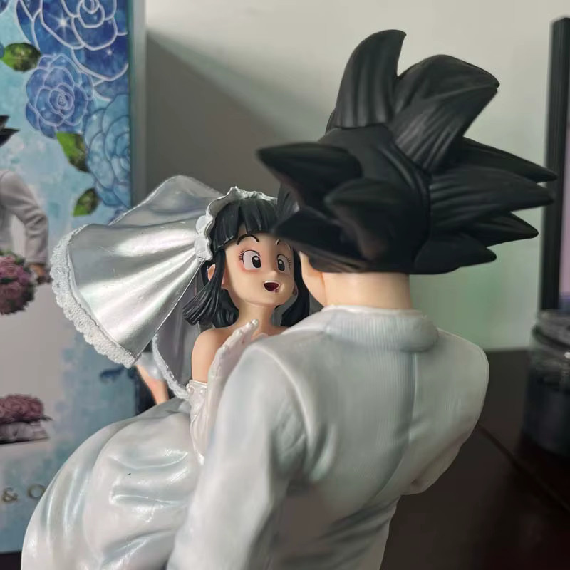 Bandai Dragon Ball Z Goku & Chichi Hochzeitsfigur, PVC-Statue, 31cm - Bild 6