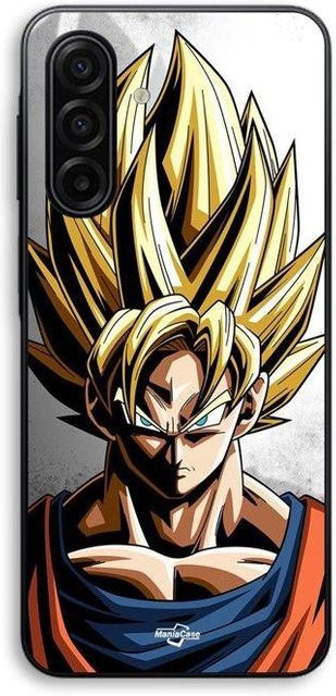 Handyhülle für Samsung Galaxy A57 mit Dragon Ball Z Goku Ultra Instinct Motiv in Schwarz und Multicolour - Bild 1