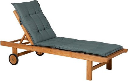 MADISON Liegenauflage Basic in Grau, wetterfest und UV-beständig, B/T: 200 x 65 cm - Bild 1