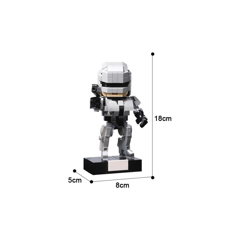 Gobricks Robocop Roboter Filmfigur Konstruktionsbausteine ab 14 Jahren - Bild 2