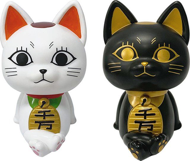 Bandai Anime Figur Turbo Oma Katze Statue aus weißem PVC, Höhe: 17 cm - Bild 1