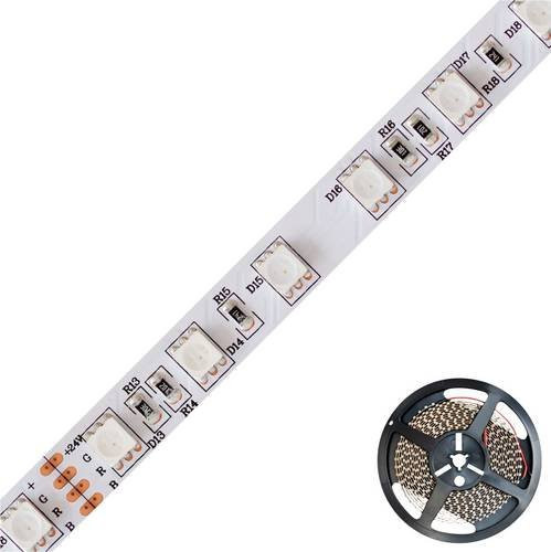 EVN LED-Streifen RGB mit Lötanschluss 24V, Multicolor, Länge: 5000 mm - Bild 1