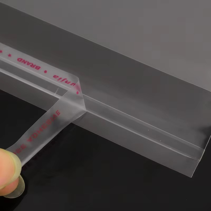 100 Stück transparente selbstklebende OPP Plastikbeutel mit Euro-Lochung für Schmuck und Handwerk - Bild 4