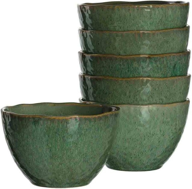 Leonardo Matera Keramikschalen 6er Set Grün Durchmesser: 15,3 cm - Bild 1