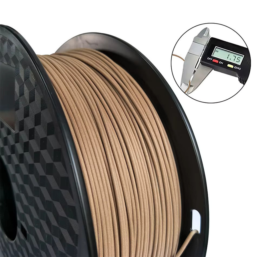 3D Maliang PLA Filament Weißeiche Dunkles Holz 1,75mm für FDM 3D-Drucker - Bild 2