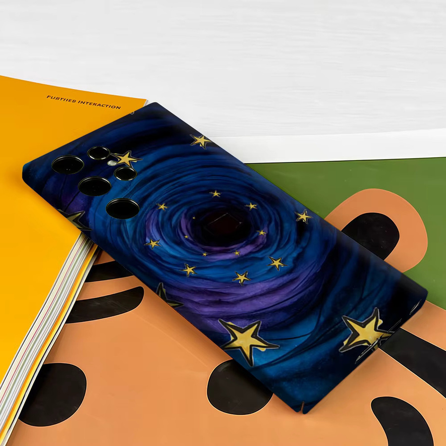 Potdemiel Sternenwirbel-Tunnel Handyhülle für Samsung Galaxy S26 S25 Ultra S24 S23 Ultra Plus Stoßfeste Doppelschicht Robuste Rückabdeckung in Multicolour - Bild 3