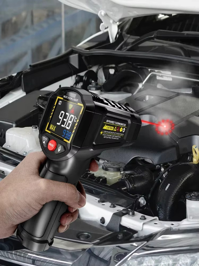 ANENG Digitales Infrarot-Thermometer berührungslos mit Pyrometer-Funktion und Hygrometer für industrielle Messungen von -50 bis 600 ℃ - Bild 7