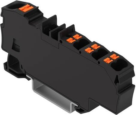WAGO 2206-8035 Verteilerklemme Schwarz 12 Stück - Bild 1