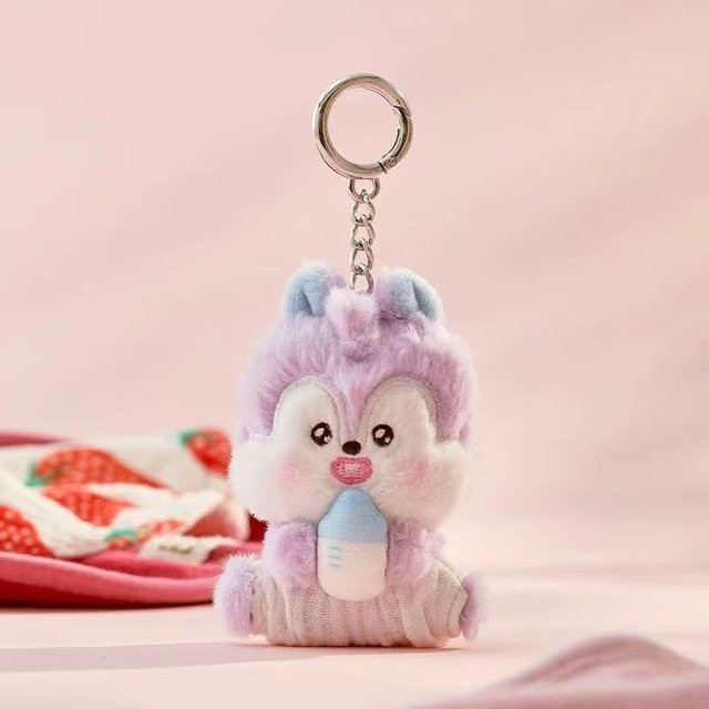 BTS BT21 MANG Plüschpuppe, Schlüsselanhänger, Neugeborenen-Version - Bild 1
