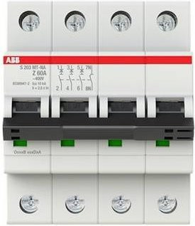 ABB S203MT-Z60NA Sicherungsautomat 60A 440V 2CDS273446R0588 - Bild 1