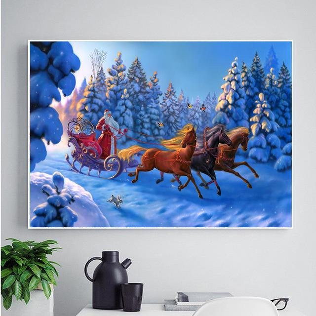 FIYO DIY 5D Diamantmalerei Cartoon Tier Motiv als Kreuzstich-Kit zur Wanddekoration, Mehrfarbig, Breite: 20 cm, Höhe: 30 cm - Bild 1