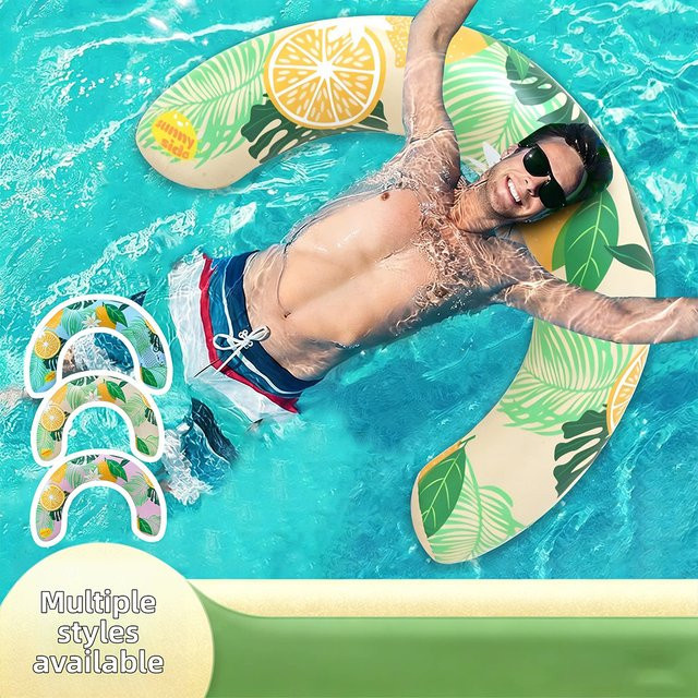 Wonflex U-förmiger aufblasbarer Schwimmring mit Nacken- und Rückenstütze in Multicolour - Bild 1