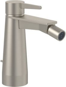 Villeroy & Boch Bidetarmatur Conum Einhebelarmatur mit Pop-up-Abfluss in Brushed Nickel Black - Bild 1