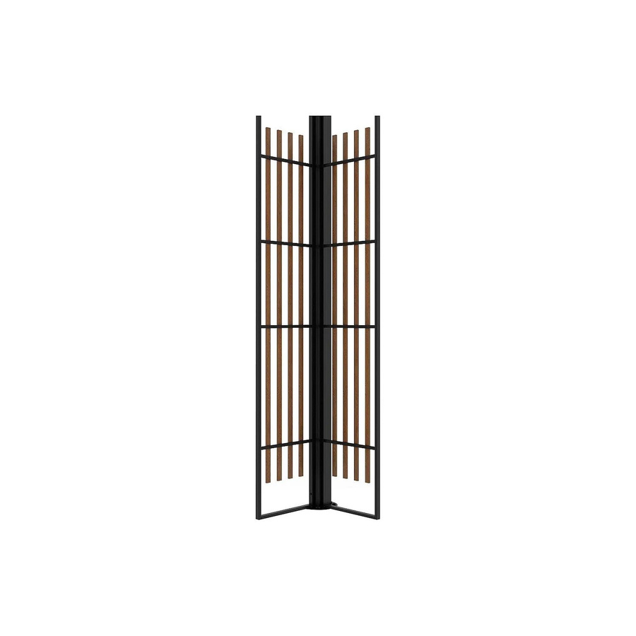Mazara Zubehör für Terrassenüberdachung, Pergola und Pavillon, Schwarz und Naturfarben Hell, Breite: 37,5 cm - Bild 2