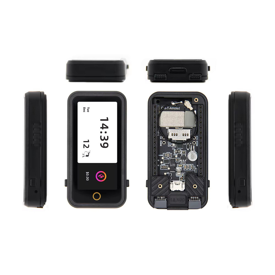 LILYGO T-Display AMOLED PLUS ESP32-S3 Entwicklungsboard mit 1,91 Zoll AMOLED-Bildschirm, Wi-Fi und Bluetooth 5, Schwarz - Bild 3