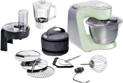 Bosch Küchenmaschine MUM58MG60 mit 1000W in Silber und Mint