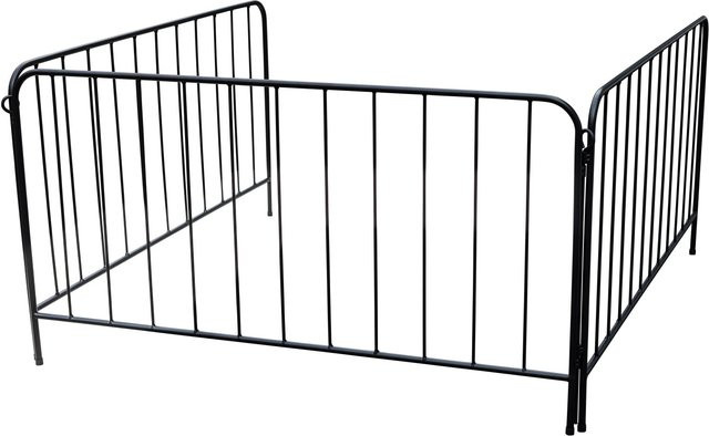 Aduro Sicherheitsgitter aus Metall in Schwarz, Breite: 60 cm, Höhe: 110 cm, Tiefe: 110 cm - Bild 1