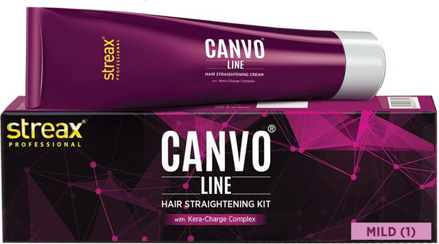 Streax Professional Canvoline Haarglättungscreme, 160g, Normales Haar - Bild 1