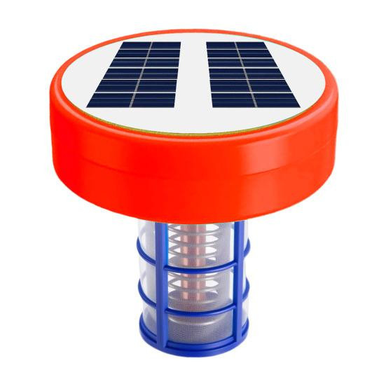 Solar Pool Ionisator mit LED-Leuchten zur chlorfreien Wasserreinigung durch Kupferionen für Aufstellbecken - Bild 4