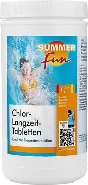 Summer Fun Chlor-Langzeit-Tabletten zur Desinfektion, 1,2 kg - Bild 1