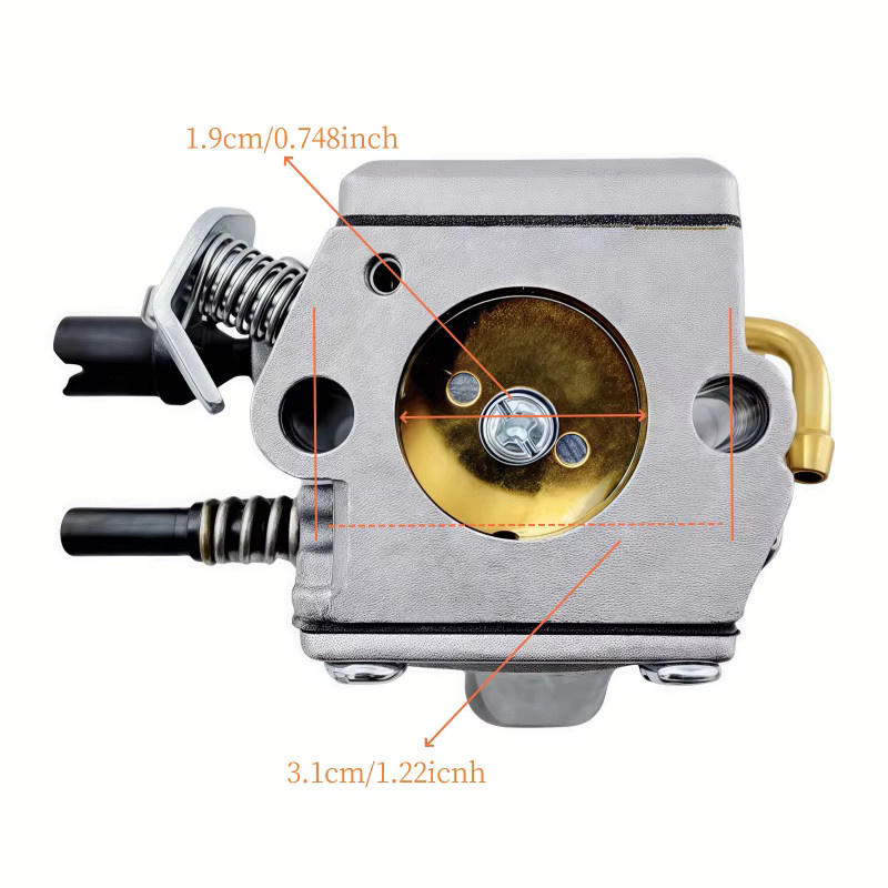 GMIGE Vergaser für Stihl 034 036 Maga C3A-S31A Tillotson 40-HE-20A Kettensägenmotor MS340 MS350 MS360 360Pro in Silber - Bild 2