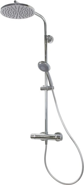 Breuer Duscharmatur Aquamaxx 310 mit Thermostat und runder Kopfbrause in Chrom - Bild 1